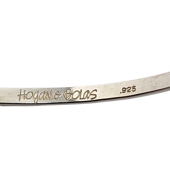 Hogan & Bolas Sterling Silver Starfish Bangle Bracelet #21006 - Picture 8 of 11